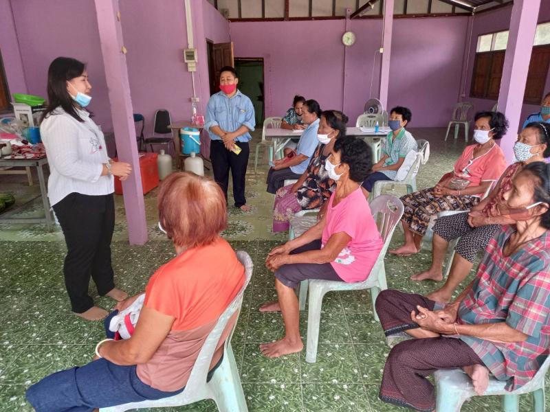 46. สำนักงาน กศน .จังหวัดกำแพงเพชร เข้านิเทศการจัดกิจกรรม โครงการส่งเสริมสุขภาพผู้สูงวัยสร้างจิตสดใส ของ กศน. อำเภอคลองขลุง