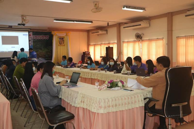 1. ประชุมรับฟังการปฐมนิเทศผ่านระบบออนไลน์ เรื่อง “หลักสูตรการจัดกิจกรรม กศน. ป้องกันภาวะซึมเศร้า คงสมรรถนะทางกายใ จิต และสมองของผู้สูงอายุ