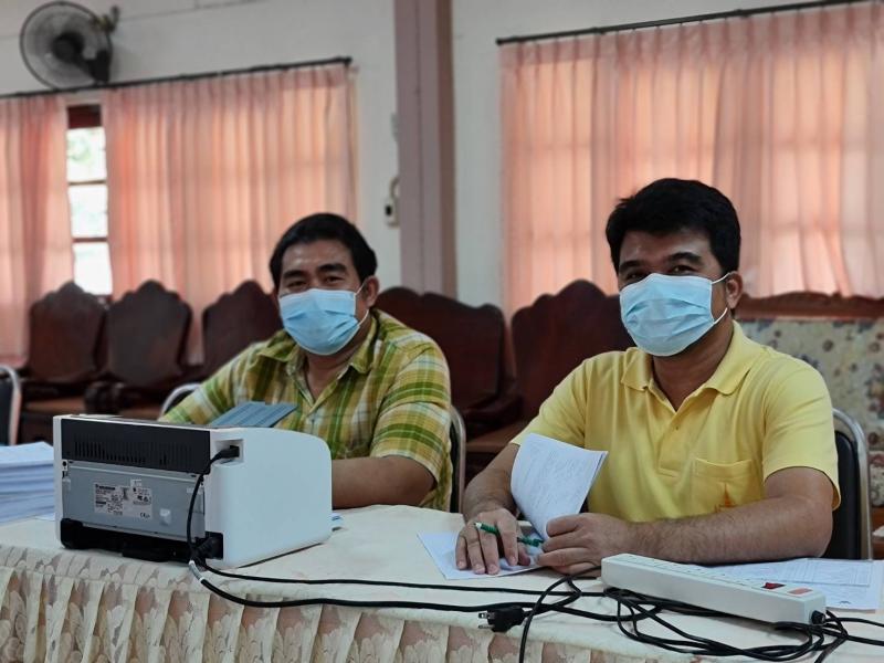 7. นายพีระพงษ์ รุ่งเรืองศิลป์รักษาการผู้อำนวยการ กศน.จังหวัดกําแพงเพชร เป็นประธานกล่าวเปิดโครงการจัดทำข้อมูลผลการเรียนเฉลี่ยและค่าตำแหน่งเปอร์เซ็นต์ไทล์ (GPAX)