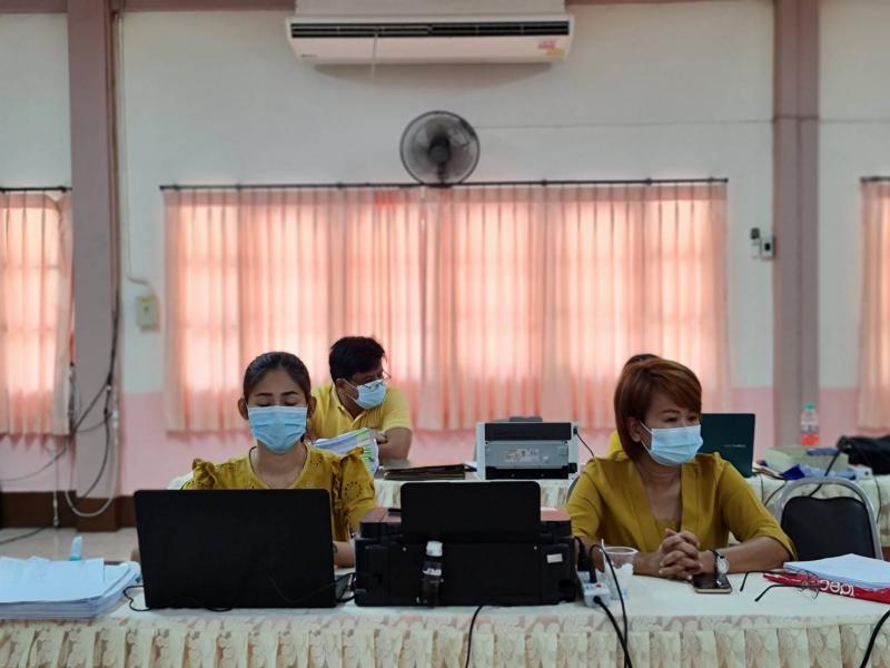 8. นายพีระพงษ์ รุ่งเรืองศิลป์รักษาการผู้อำนวยการ กศน.จังหวัดกําแพงเพชร เป็นประธานกล่าวเปิดโครงการจัดทำข้อมูลผลการเรียนเฉลี่ยและค่าตำแหน่งเปอร์เซ็นต์ไทล์ (GPAX)