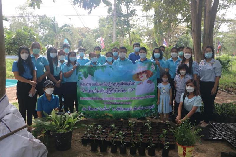 4. สำนักงาน กศน.จังหวัดกำแพงเพชร จัดโครงการส่งเสริมการเรียนรู้การปลูกพืชสมุนไพร   “ล้านเมล็ดพันธุ์สู้ภัยโควิด-19”