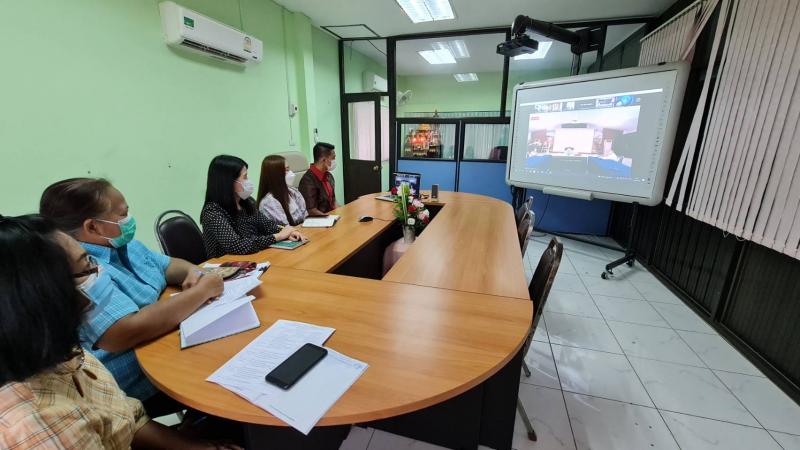 7. เข้าร่วมประชุมออนไลน์การตรวจราชการตามนโยบายกระทรวงศึกษาธิการ กรณีปกติ รอบที่ 2 