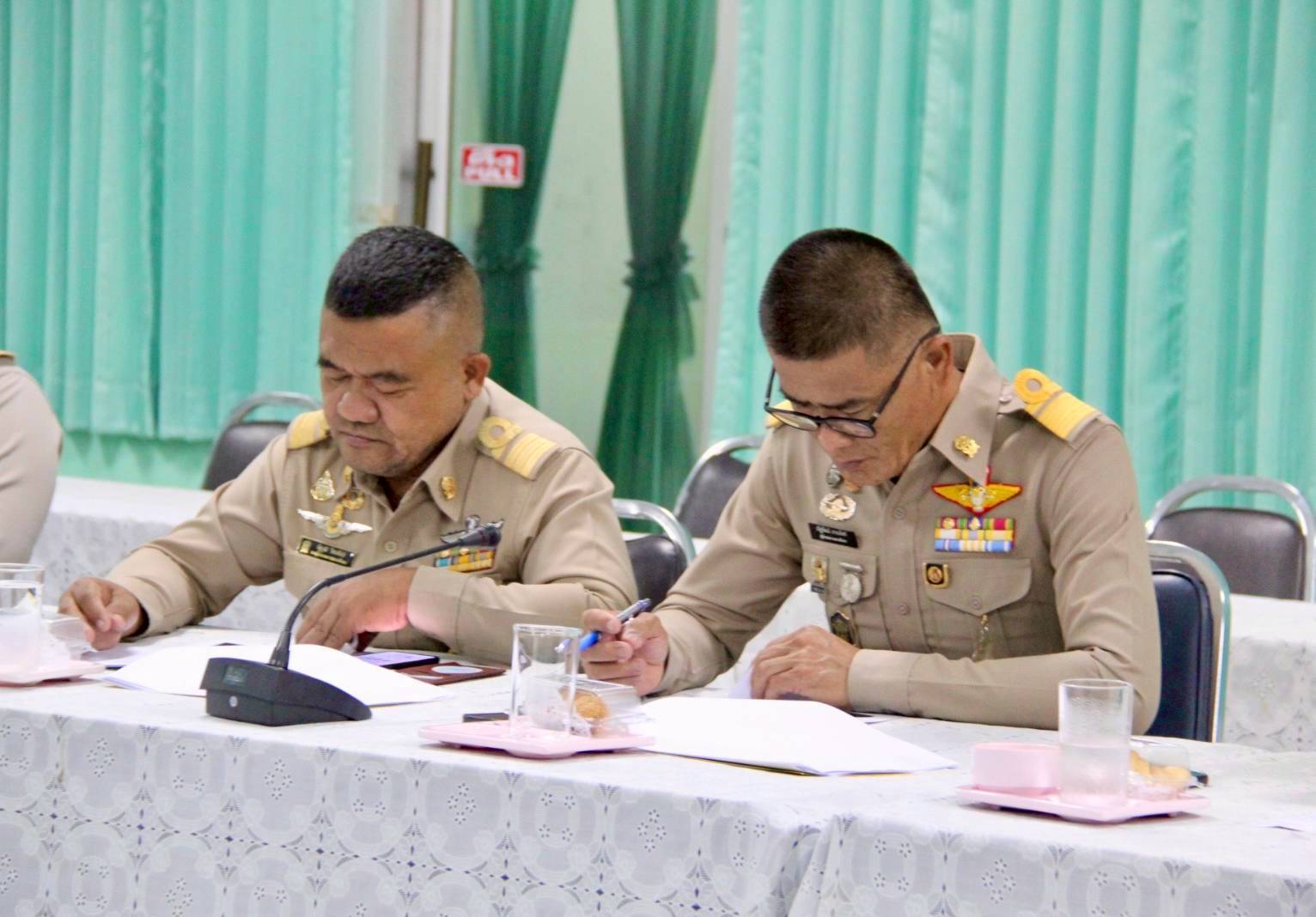ประชุมสรุปผลการดำนเนินงาน ประจำปีของศูนย์เสมารักษ์สำนักงานศึกษาธิการจังหวัดกำแพงเพชร