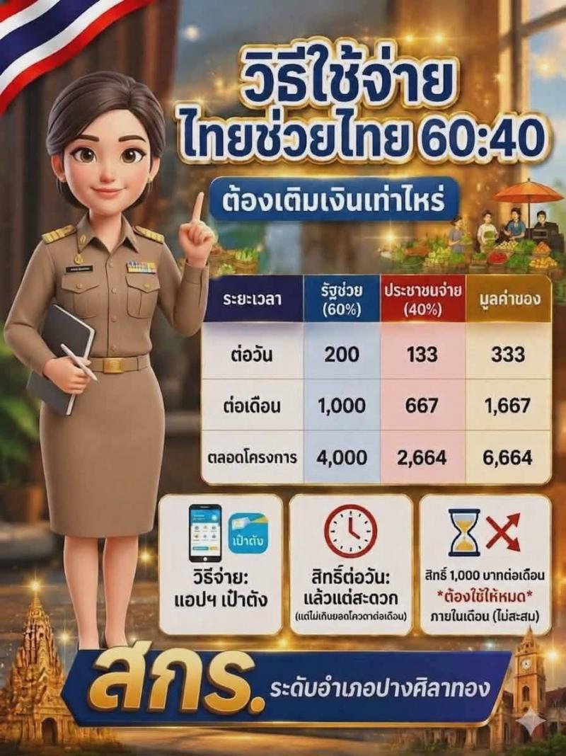 4. ไทยช่วยไทยพลัส สกร.ประจำจังหวัดกำแพงเพชร